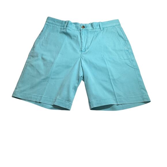 Vineyard Vines Breaker Short Men Shorts Sz 33 Turquoise 9" Inseam Preppy Casual - Picture 2 of 8